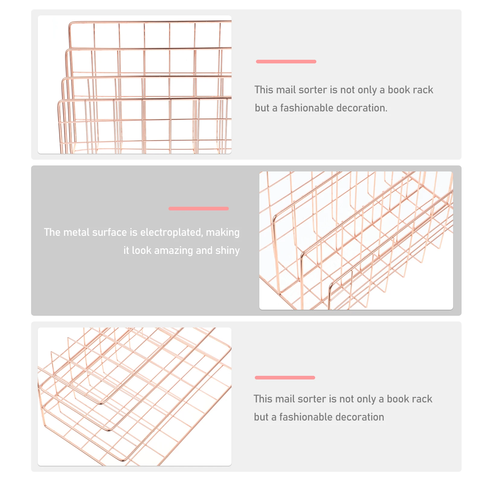 Make up Organizers and Storage File Rack Bookshelf Practical Organization Office Desk