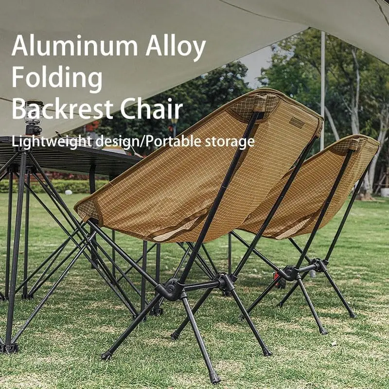 3F UL Gear Portable Folding Ultralight Chair Travel Outdoor Camping Fishing Seat Moon Chair Office Home Tools Furniture Chairs