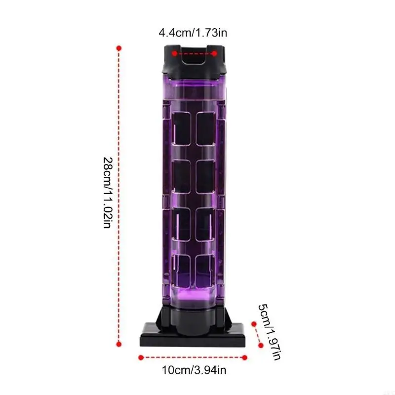 Angelbox Rod Ständer Display Klammer abnehmbare Fischereifasshalterhalter Rack Rack