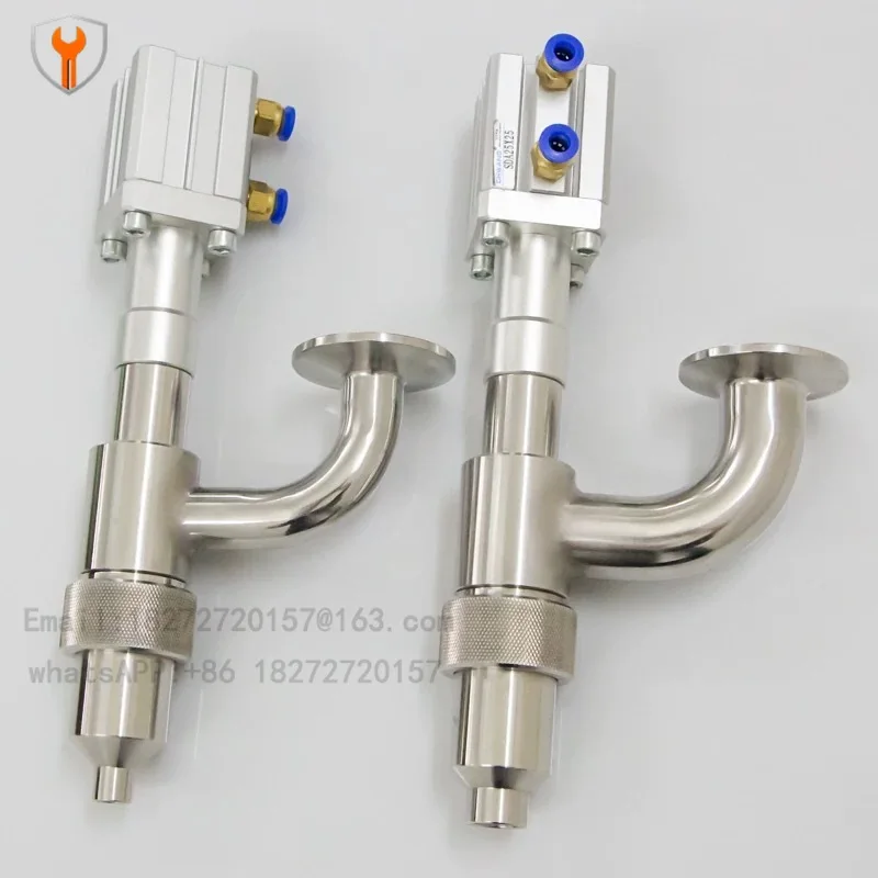 304 Stainless Steel Anti-Drip Filling Head Chuck Quick-Connect Elbow Pneumatic Filling Machine Accessories