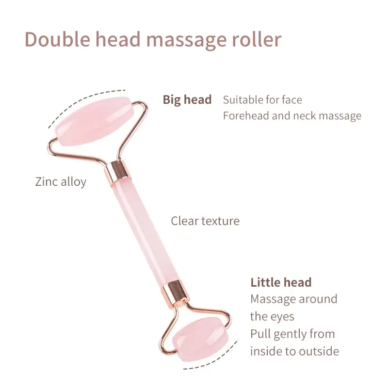 Roller & Gua Sha, Rullo per il viso, Rullo per il viso Strumenti per la cura della pelle Massaggiatore Resina Massaggio facciale per viso, occhi,