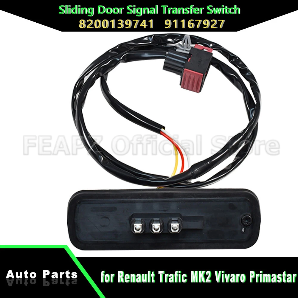 

Для Renault Trafic MK2 Vivaro Primastar 2001-2014 8200139741 автоматический переключатель сигнала раздвижной двери в сборе