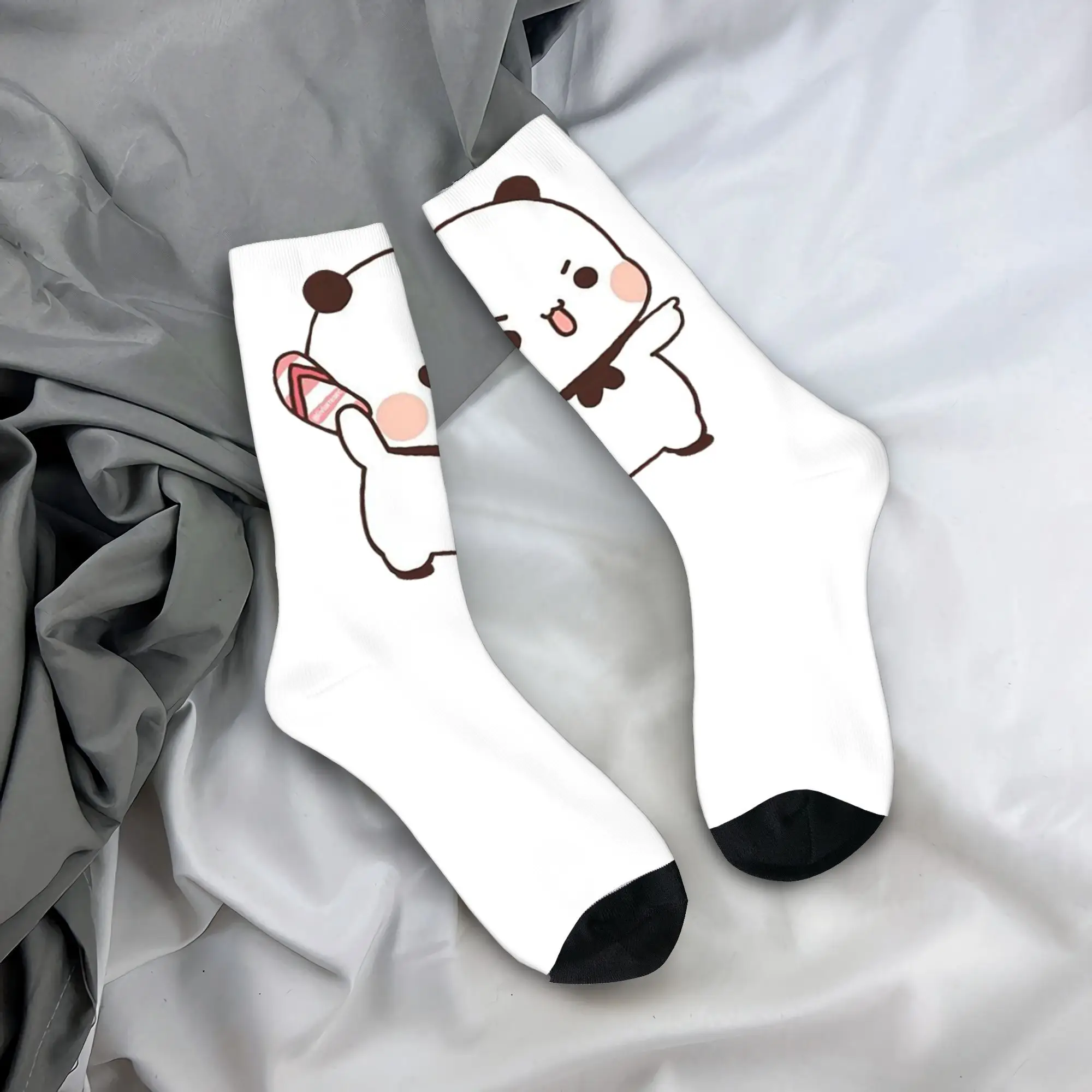 Lindo Bubu está lanzando chanclas en calcetines Dudu medias Harajuku calcetines largos para todas las estaciones accesorios para hombre mujer regalo de Navidad