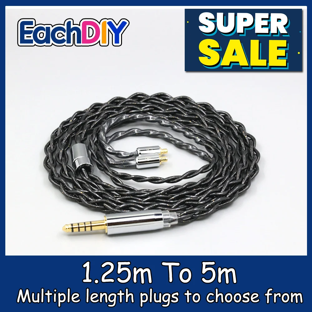 

99% Pure Silver Palladium Graphene Floating Gold Cable For Acoustune HS 1695Ti 1655CU 1695Ti 1670SS LN008356