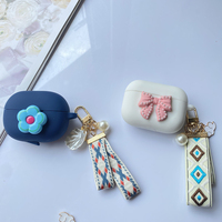 tulip flower Earphone Cover For SoundPEATS Air5 PRO /H3/Clip1 /C30/Clear Dot /Life Silicone Case for SoundPEATS T3 PRO case