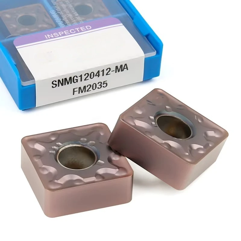 

10Pcs/Box SNMG120404 SNMG120408-MA VP15TF Square CNC Turning Insert Special For Stainless Steel