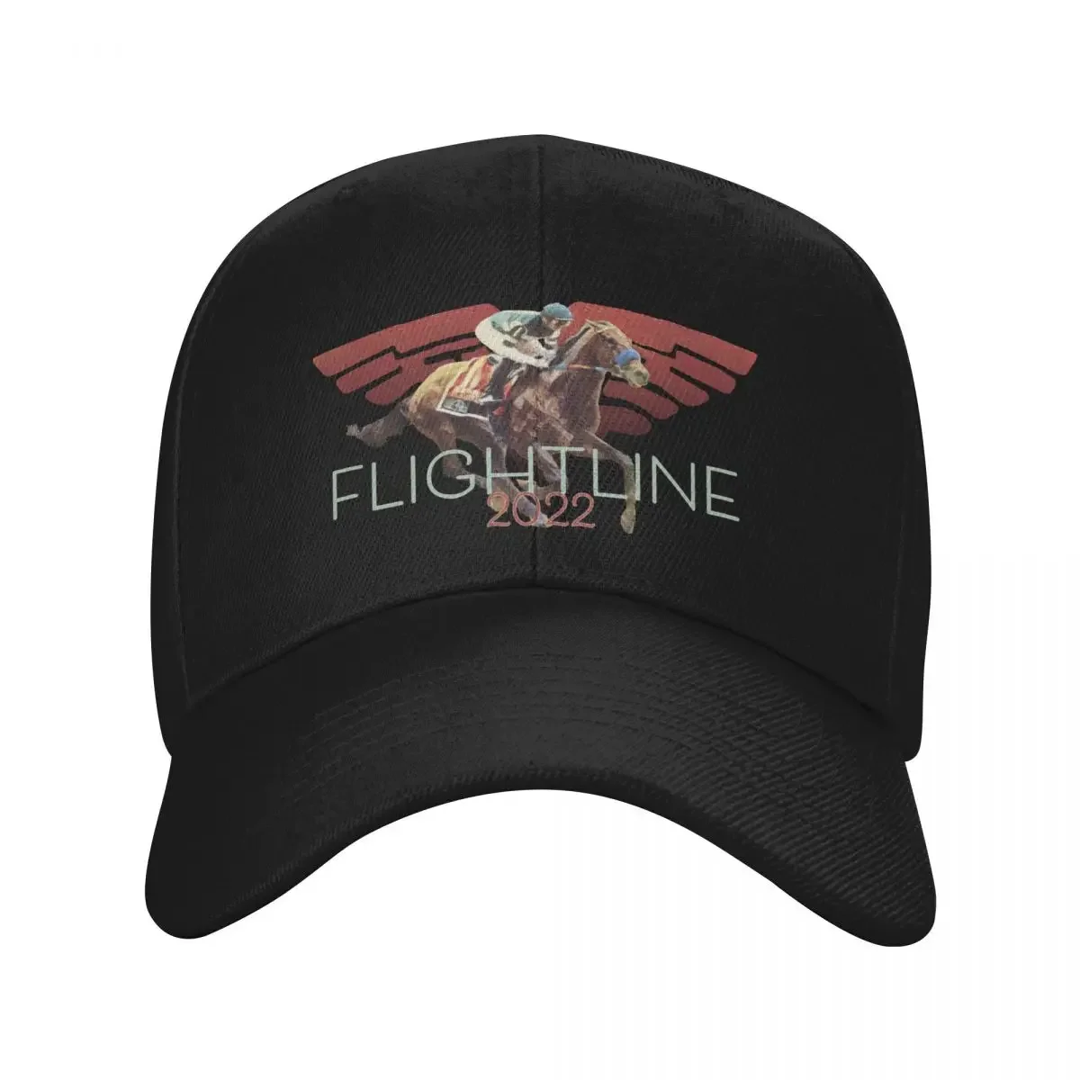 

Famous Racehorse - Flightline2022 Baseball Cap Custom Cap New Hat derby hat Women's Men's