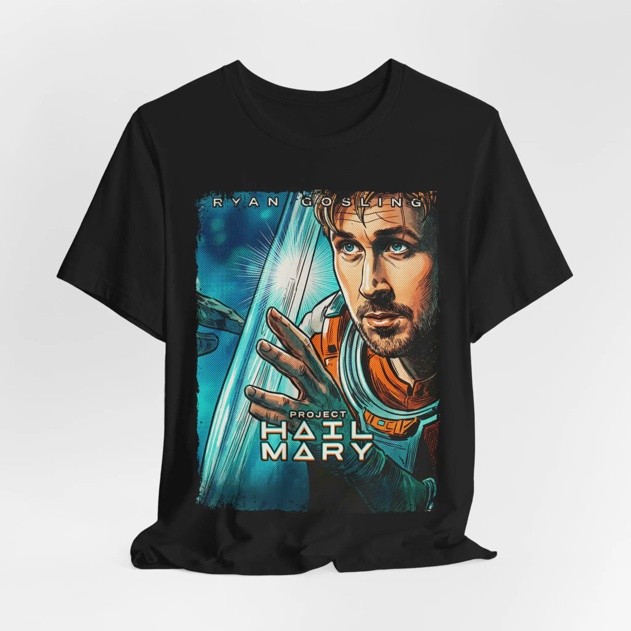 Project Hail Mary Movie T-shirt: Vintage Horror Sci-fi Unisex Graphic Tee