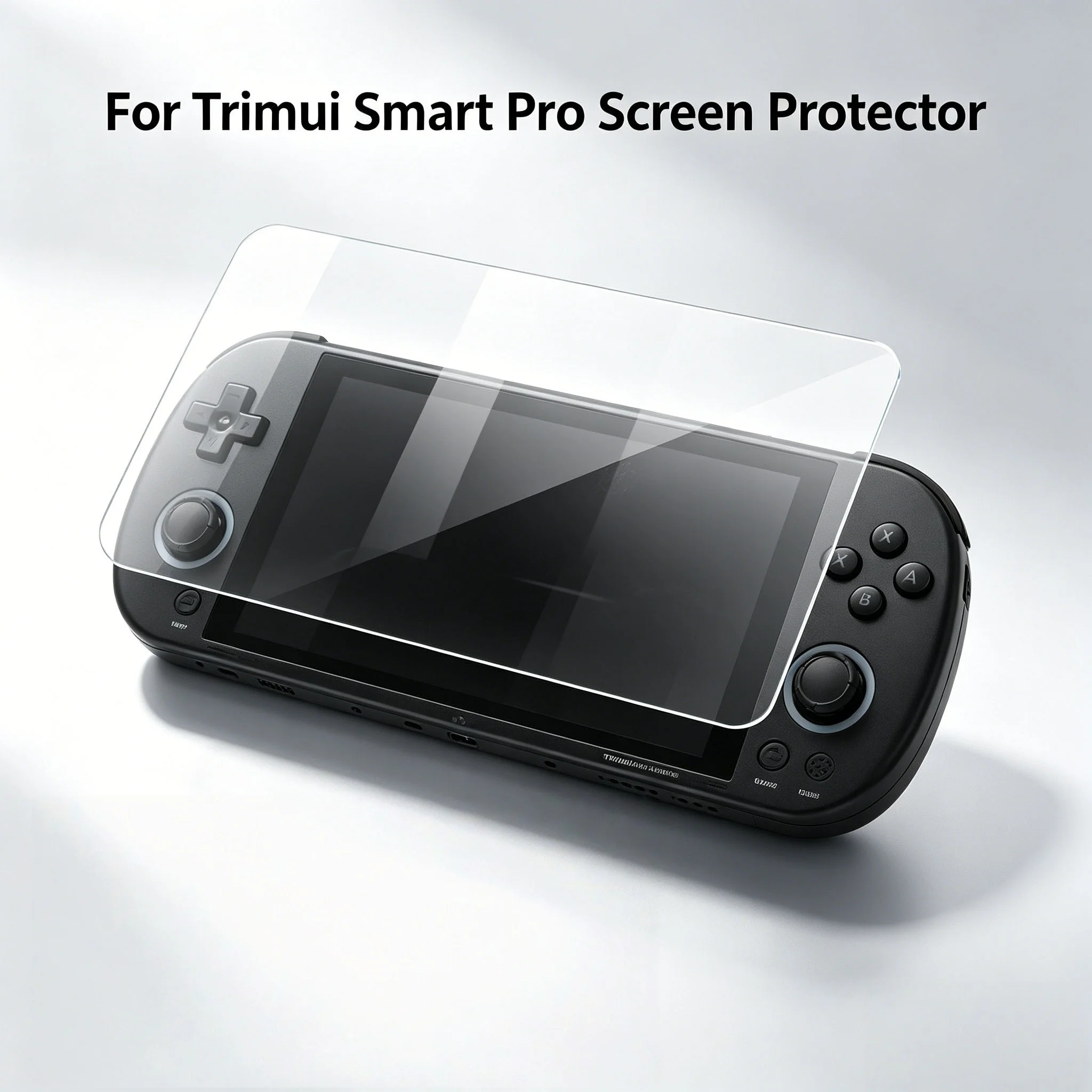 For Trimui Smart Pro Carry Case & Tempered Glass Film, Anti-Fall Protective Bag, Easy Operation, Great Matching Set