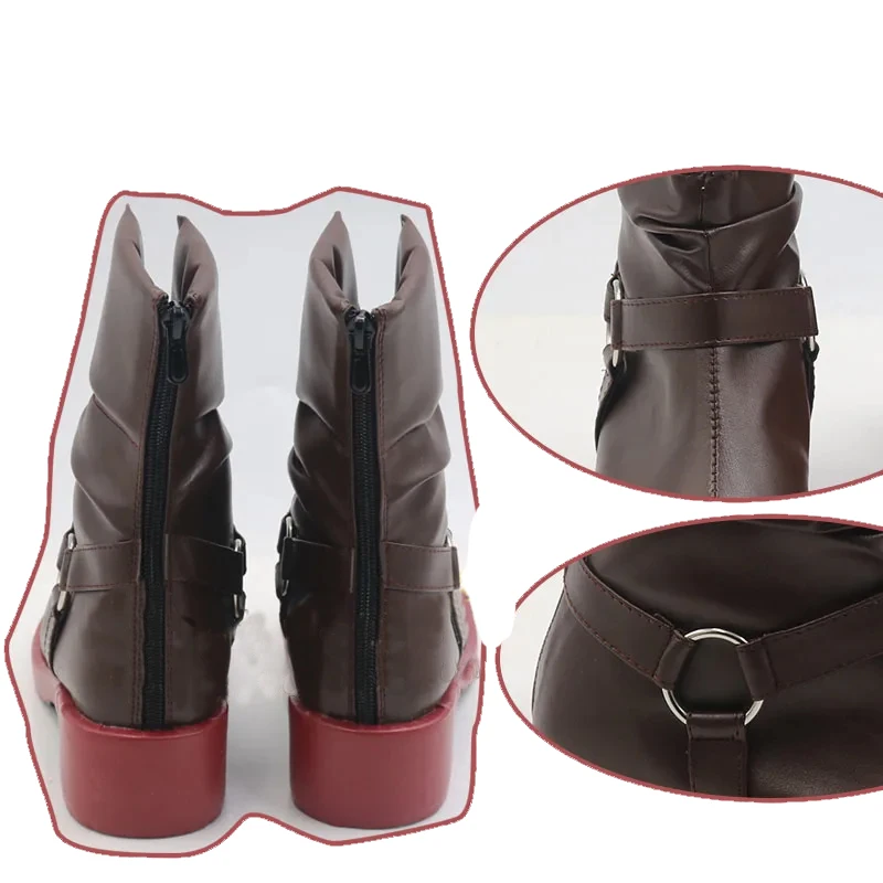 Nieuwe Alchemist Edward Elric Maes Hughes Laarzen Cosplay Anime Mode Maes Hughes Schoenen Op maat gemaakt