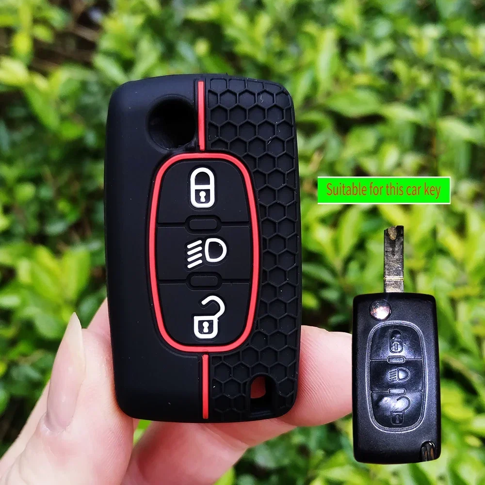 Car Remote Key Case Cover Protector Shell for Citroen C2 C3 C4 C5 C6 Xsara Berlingo for Peugeot 207 307 308 407 607 807