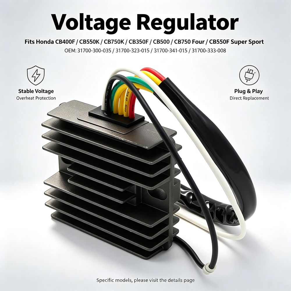 Motorcycle Voltage Regulator Rectifier For Honda CB400F CB550K CB750K CB350F CB500 CB550F Super Sport CB750 Four 31700-323-015