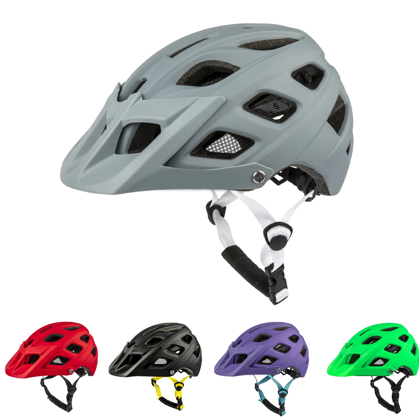 Bicycle Helmet Children MTB Bicycle Bike Riding Cycling Safety Helmet with Sun Visor Insect Net Cycling Equipment