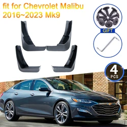 4x per Chevrolet Malibu 2016 2017 2018 2019 2020 2021 2022 2023 Mk9 paraspruzzi paraspruzzi paraspruzzi parafango accessori posteriori