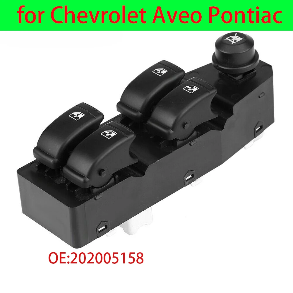 HY Car Left Hand Driver Side Master Window Switch for Chevrolet Aveo Pontiac 202005158