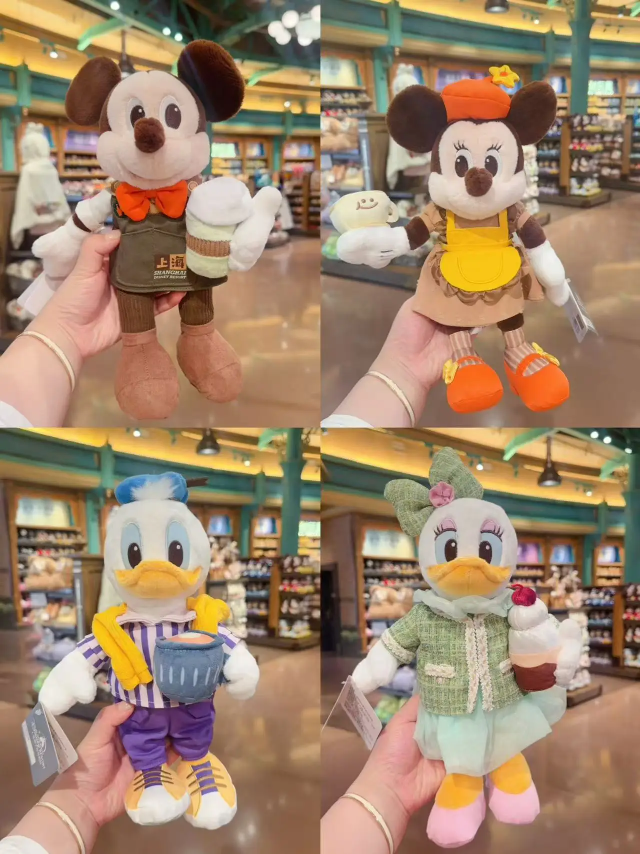 Shanghai Disneyland Urban Aroma Series Mickey and Friends Plush Toy - Birthday Gift & Souvenir for Friends - view 5