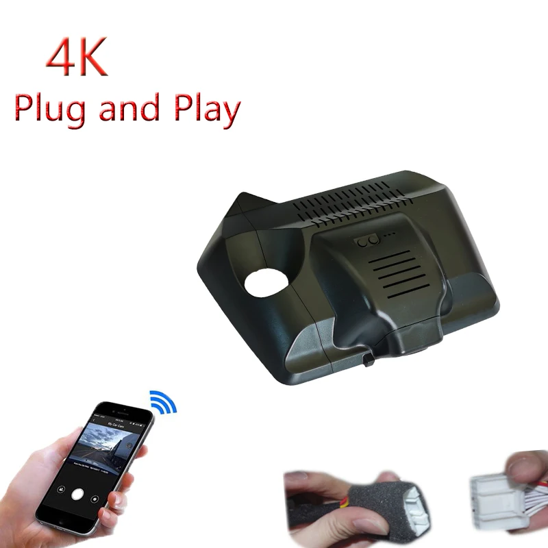 

For Morris Garages MG One Mulan MG4 2022 2023 2024 2025 4K Plug And Play Car Video Recorder Wifi DVR Dash Cam Camera FHD 2160P
