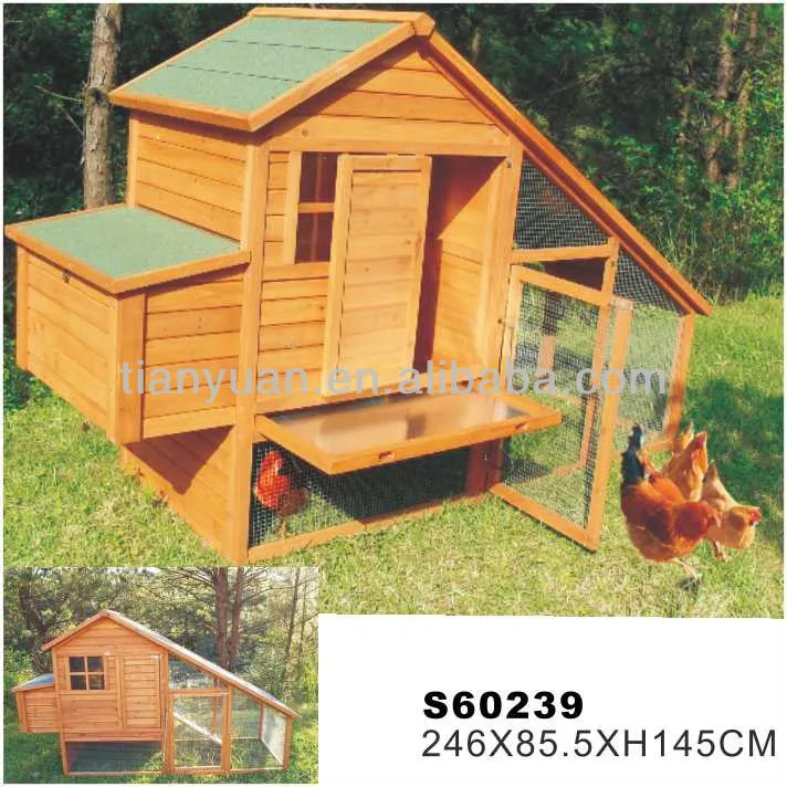 Pet Product Super Large Outdoor Chicken Cage Hutch Indoor Cheap Wooden Chicken Coop