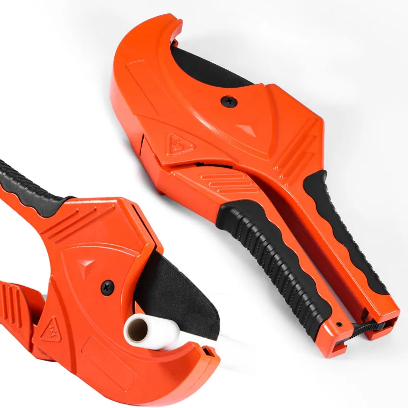 

PVC Pipe Scissors Multifunctional Ratchet PPR/PEX Cutting Hose Stainless Steel Cutter Portable Safety Lock Hand Tools 43mm 65mm