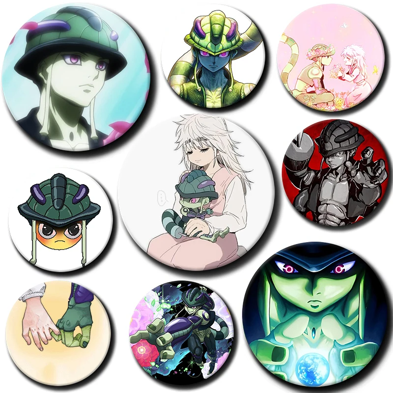 

58mm Cartoon Character Meruem Button Pin Anime Role Meruem Brooch Creative Badge for Backpack Clothes Decoration Gift
