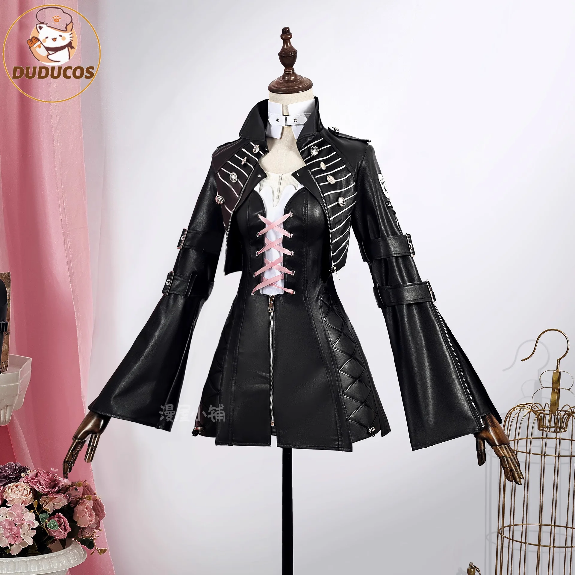 

Arknights Lemuen Cosplay Costume Game Lemuen PU Dress Halloween Costume Women