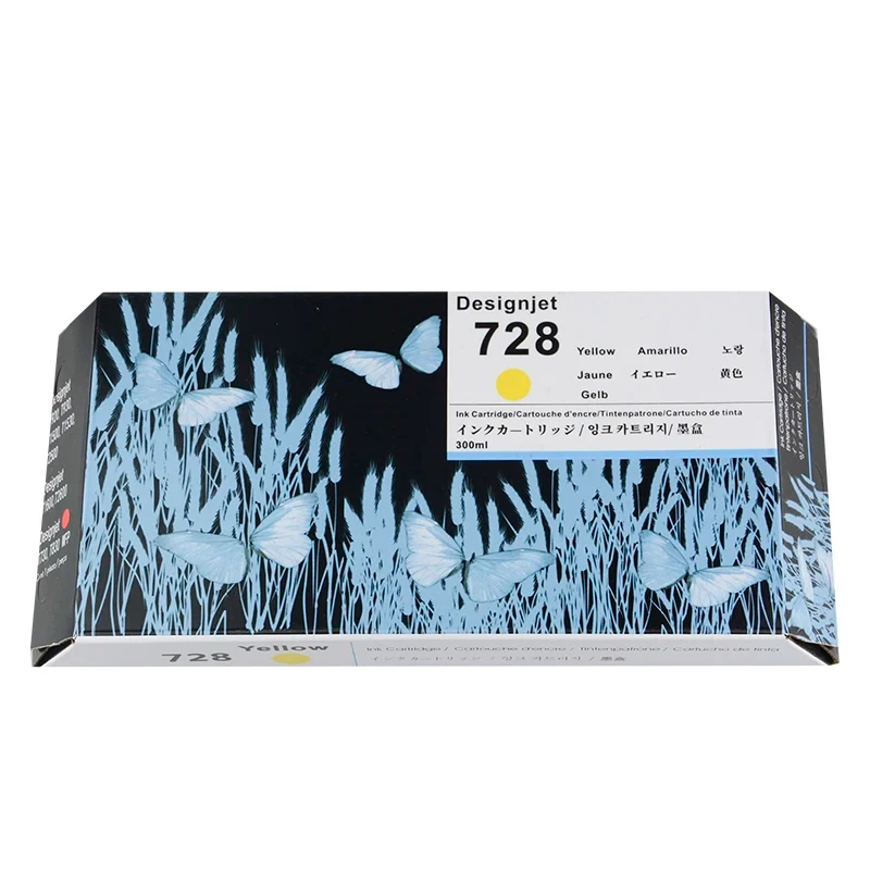 for HP728 Ink Cartridge For HP Designjet HP 728 HP728 T730 T830 Inkjet Printer 300ml 4 Colors Plotter Large Format Printer