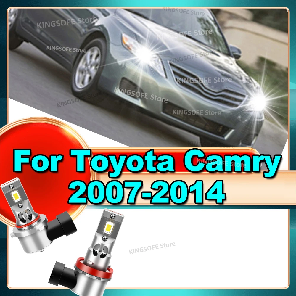 

2/4Pcs LED Car Headlight Bulbs Canbus 200W Turbo Auto Lamp 6000K For Toyota Camry 2007 2008 2009 2010 2011 2012 2013 2014