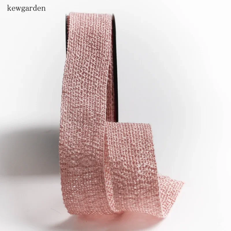 Kewgarden Undercut Knitting Cotton Linen Ribbons 16mm 25mm 38mm 1\