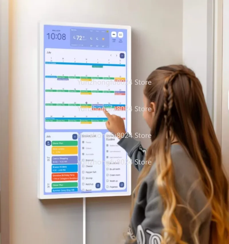Digital Calendar Touch Screen Smart  Support Schedule Numbers