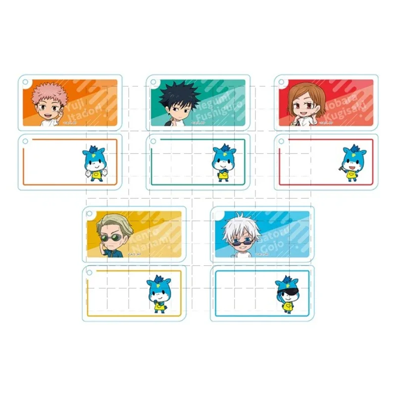 

Game Nobara Kugisaki Megumi Fushiguro Satoru Gojo Yuji Itadori Keychain Doll Anime Acrylic Keyring Pendant for Gift