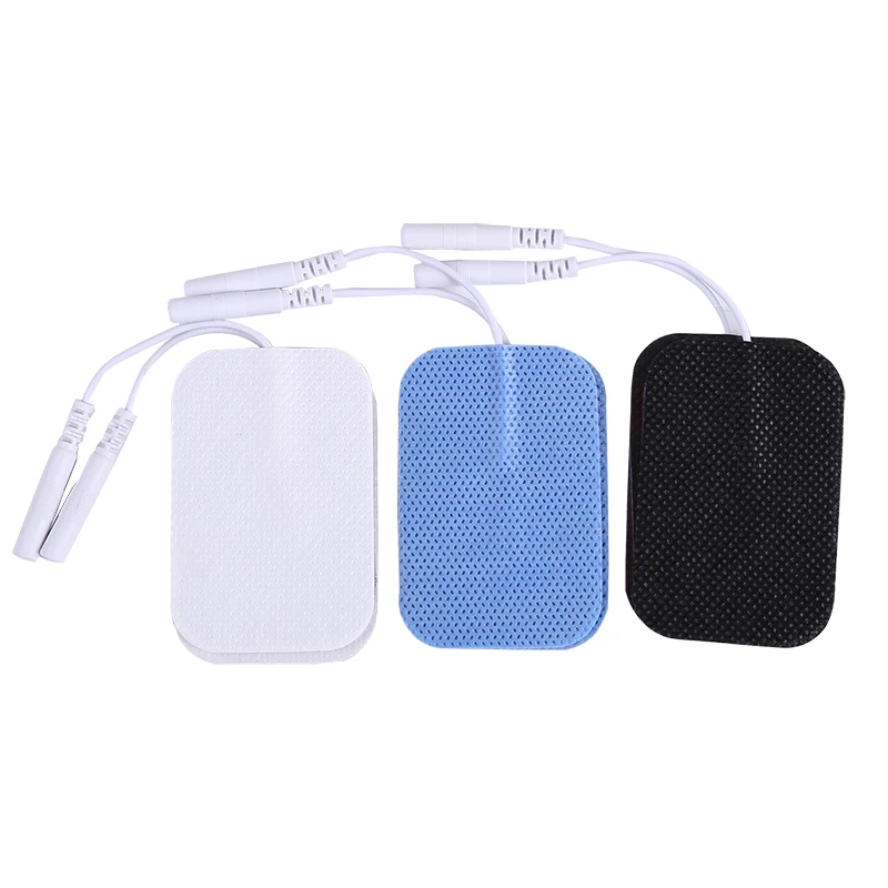 10-20Pcs/lot Electrode Pads TENS Ems Nerve Muscle Stimulator Acupuncture Machine Gel Electrode Pads 2mm Plug