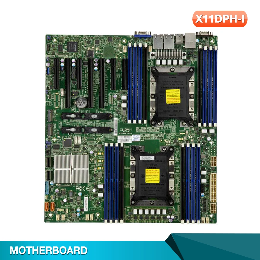 

X11DPH-I For Supermicro Server Motherboard LGA-3647 DDR4 SATA3 Xeon Scalable Processors