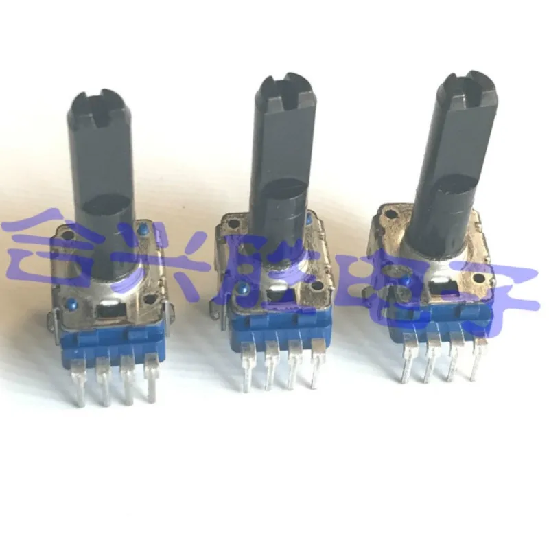 1 Piece Vertical RK11 Type Rotary Single Potentiometer B20K Mixer Electronic Piano Volume Adjustment Potentiometer 4Pin