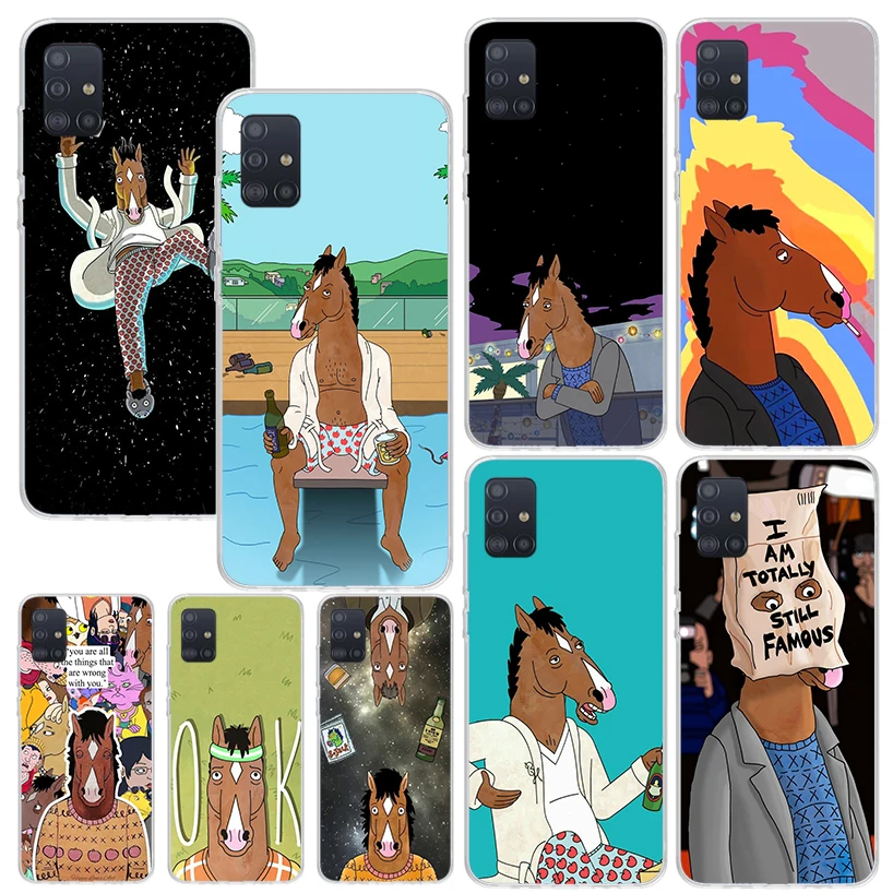 Cartoon B-BoJack Horsemans Phone Case For Samsung A51 A41 A31 A21S A11 A01 A71 A50S A40 A30S A20E A10S A70 A6 A7 A8 A9 Plus Back