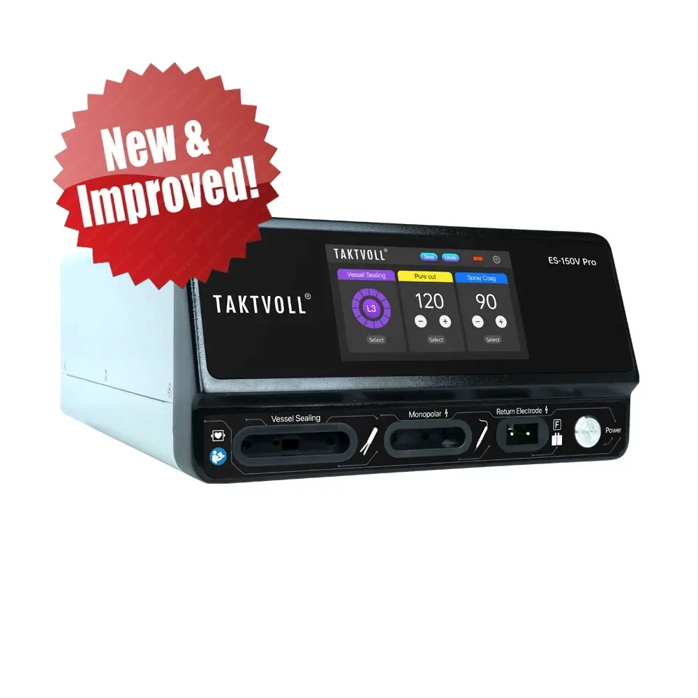 Pet ES-150V PRO LCD Touchscreen Electrosurgical System Generator Veterinary Use Liure Forceps Vessel Sealer