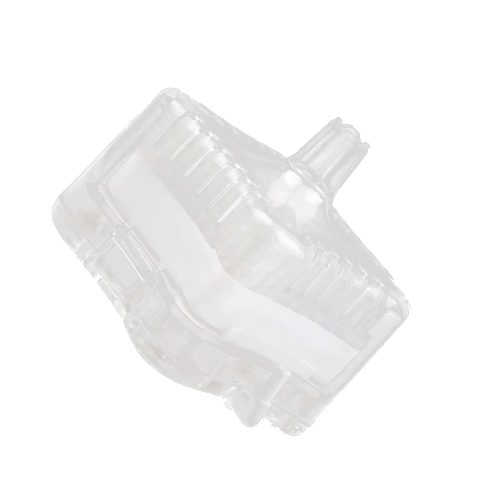 

Pneumatic Biochemical Filter for Aquarium Fish Tank 8x8x55cm White Plastic Triple Filtration System Activated Carbon Sponge S