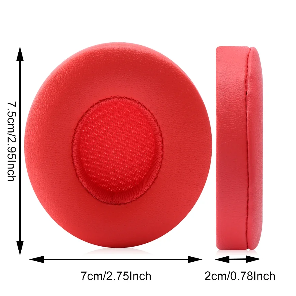 White Print Wicked Cushions For Beats Solo 2 & 3 - Upgrade Your Sound Experience!