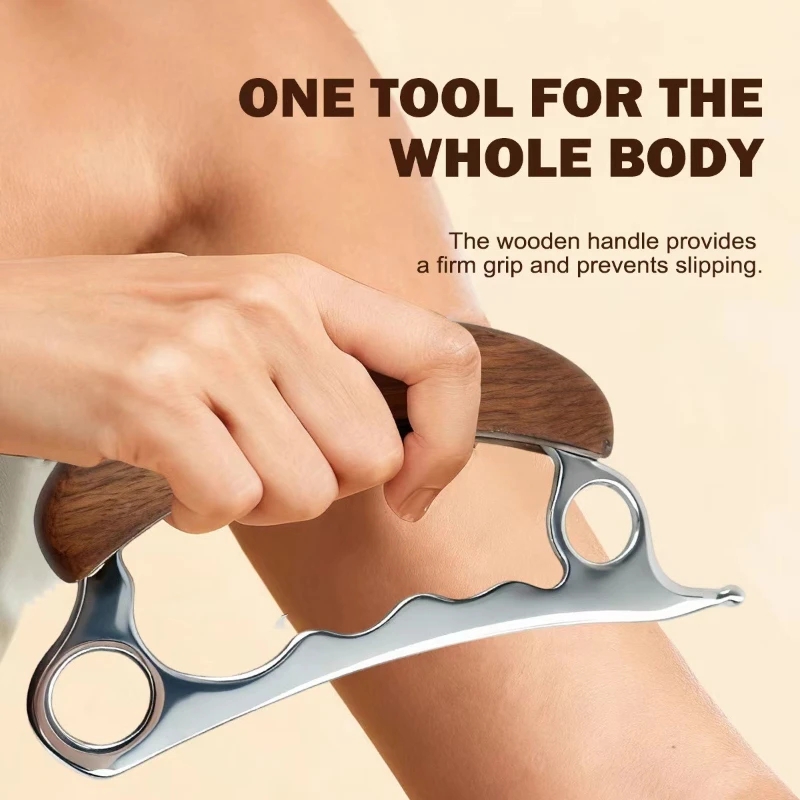 Tool Therapy Deep Full Set Massage Muscle Fitness Rehabilitation Liberation Pine Walnut Bamboo Scraping Fascia Knife Fasciotome
