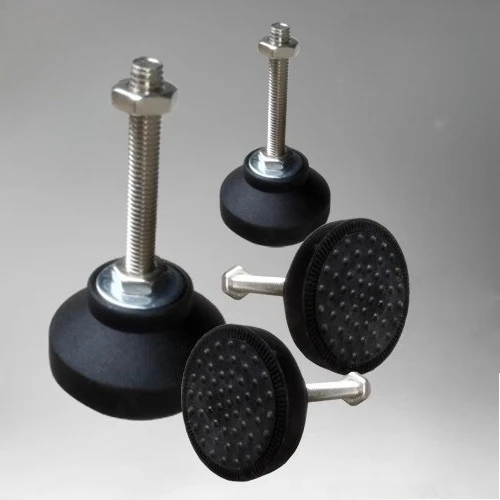 

4 шт., никелированный стержень, нейлоновые винты с фиксированной ножкой, 40 мм, регулируемые горизонтальные ножки с резьбой, поворотные опорные ножки M5/M6/M8/M10/M12