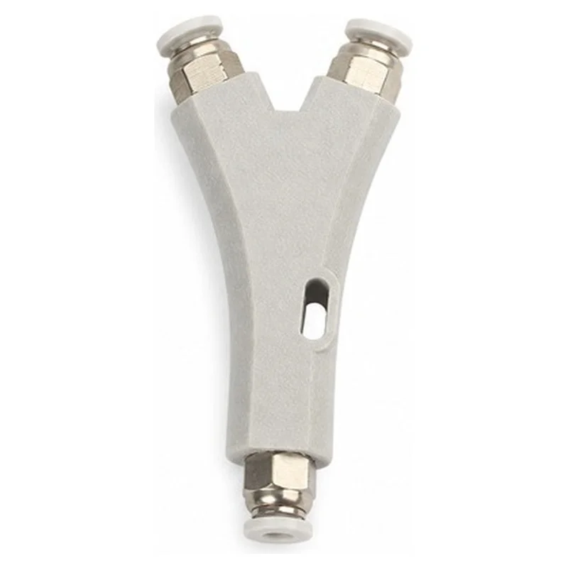 DT21 Y Shape Dual Filament Splitter for Bambu X1 P1 Series 3D Printer, Transparent Shunt, Multi-Color Printing