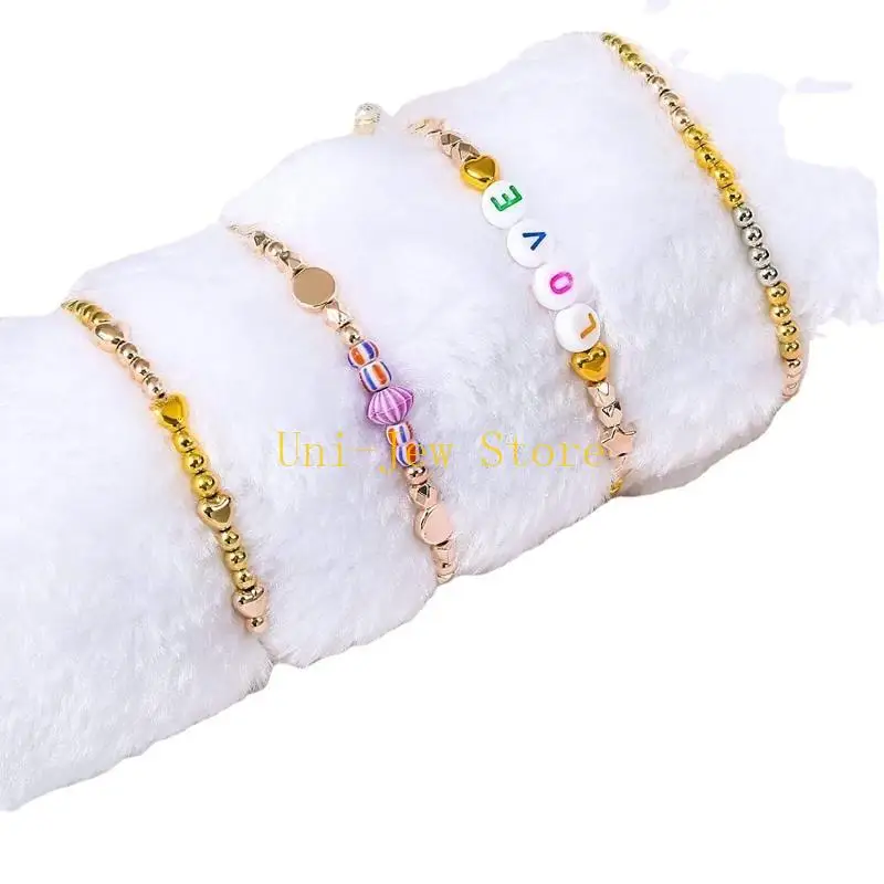 40 جيجابايت 2160 قطعة 6 أنماط فاصل الخرز سوار صنع المجوهرات حبة فضفاضة