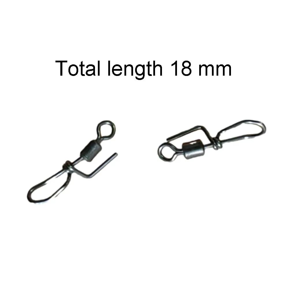 20PCS Cascade Swivels For Sea Fishing Rigs Sea Fishing Clip Down Style Swivel Rotary fishing gear and fishing equipment