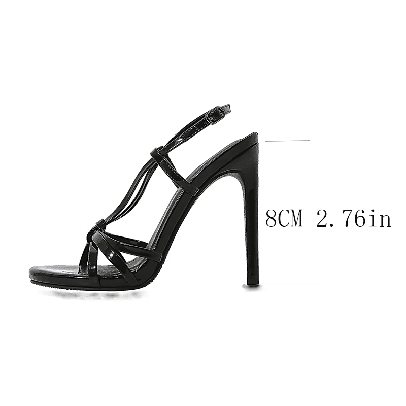 Summer 2024 new line with sandals for women slim gold Roman sexy French round head heels