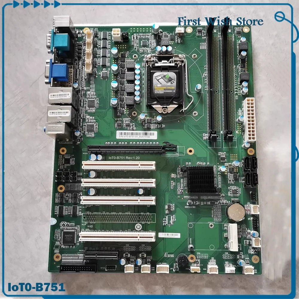 LOTO-B751-91 Industrial motherboard LGA1155 COM IoT0-B751 REV 1.20