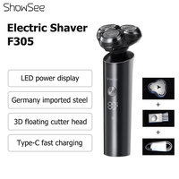 Xiaomi ShowSee Electric Shaver for Men Auto Beard Shaving Machine for Men Beard Trimmer Razor IPX7 360° 3D Floating Cutter Head