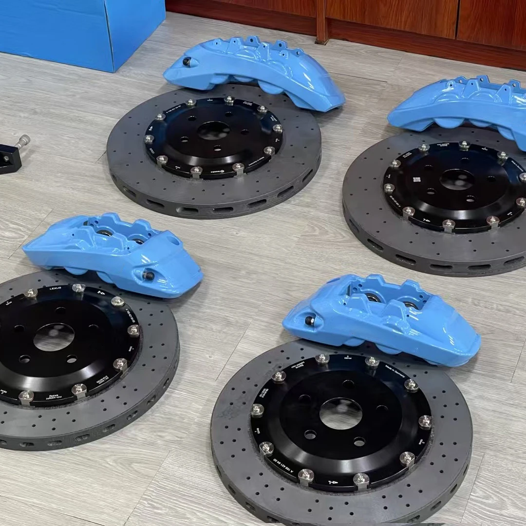 400mm+380mm Carbon Ceramic Brake Disc,Front RC6 6 Piston Brake Caliper,Back RC4 4 Piston Calipers Auto Brake Systems for LM500