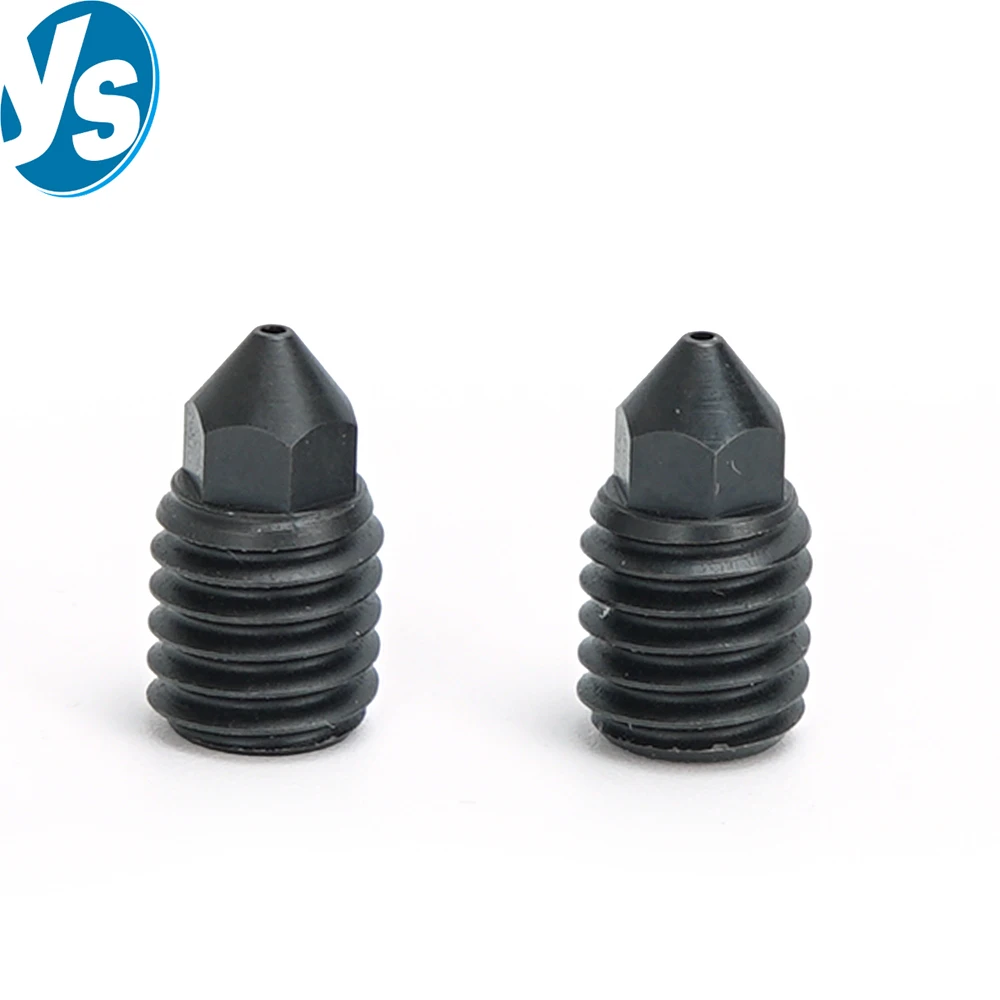 0.2/0.4/0.6/0.8mm Hardened Steel Nozzle for Bambu Lab A1 / A1mini / H2D 3D Printer, Wear Resistant High Flow Extruder Nozzle
