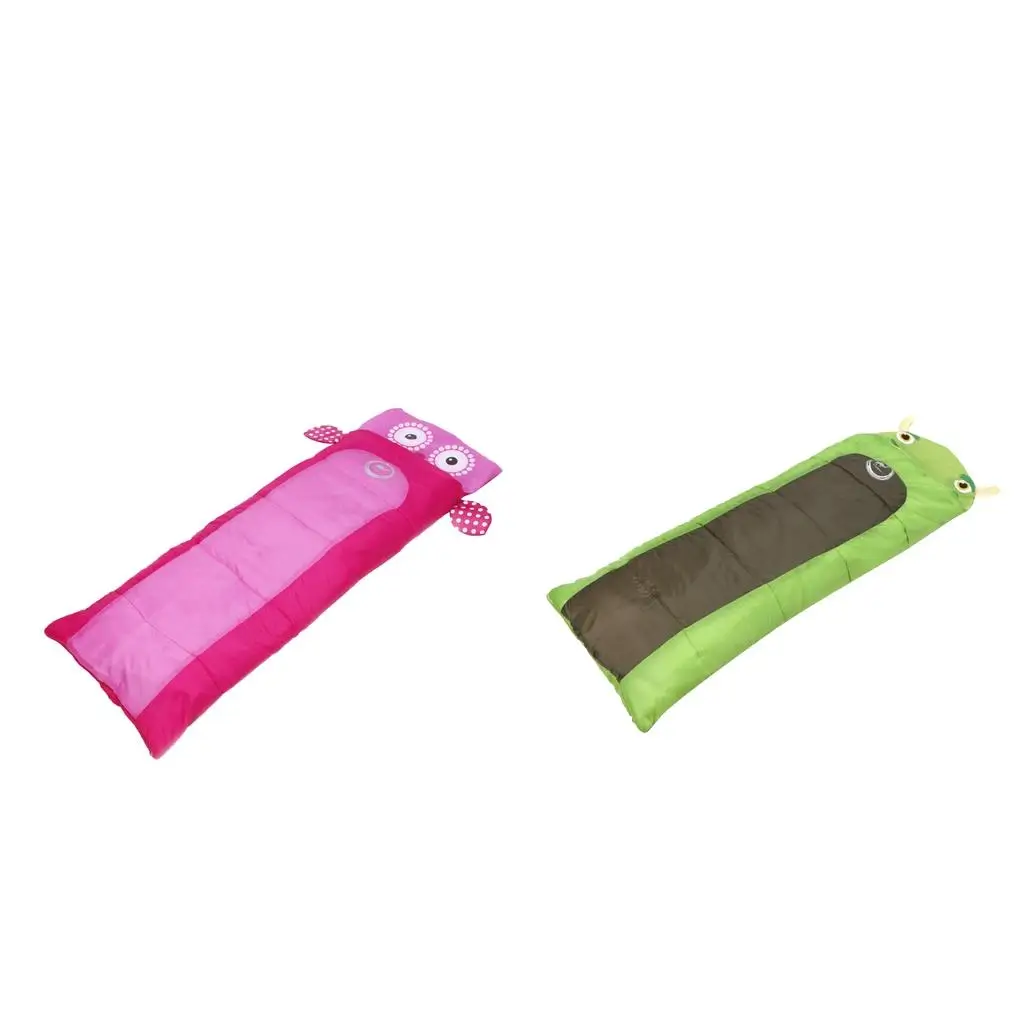 

Sleeping Bags for Kids Boys Girls, Hiking Foldable Lightweight with Cute Pattern