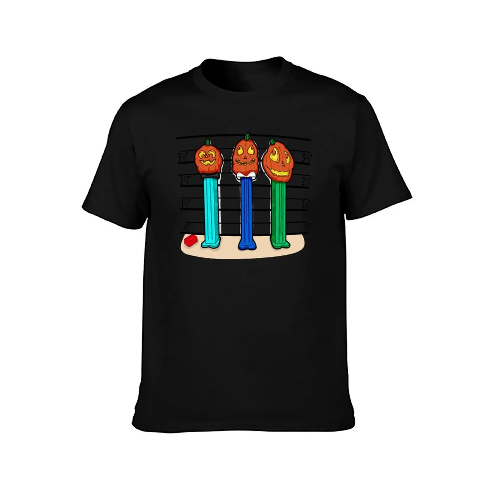 Pumpkin Lineup T-Shirt Basic Simple Casual Short Sleeve Tee T-Shirt