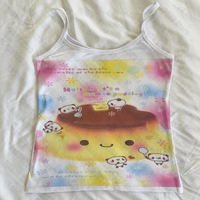 Y2k Girls Printing Garbage Tank Tops Streetwear Aesthetic Retro 2000s Graphic Baby Tank Punk Gothic Printing Women Vest Summer